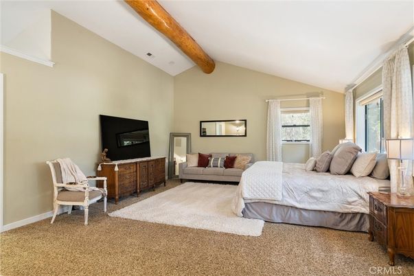 Bedroom, Interior, Wooden Beams