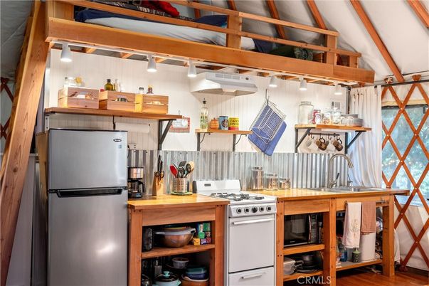 Interior, Kitchen, Wood Texture Flooring
