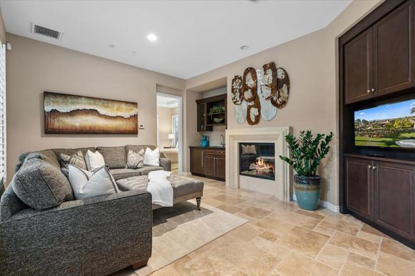 Fireplace, Interior, Living room, Recessed Lighting
