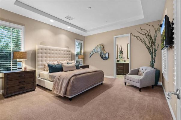 Bedroom, Interior, Recessed Lighting