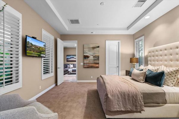 Bedroom, Interior, Recessed Lighting