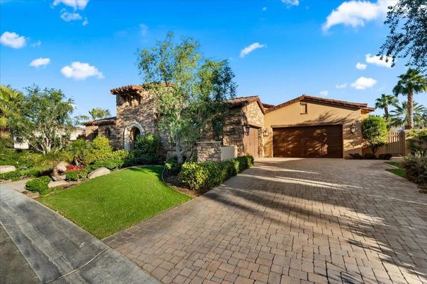 Attached, Backyard, Exterior, Facade, Mediterranean