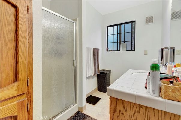 Bathroom, Glass Shower, Interior, Tile Countertops