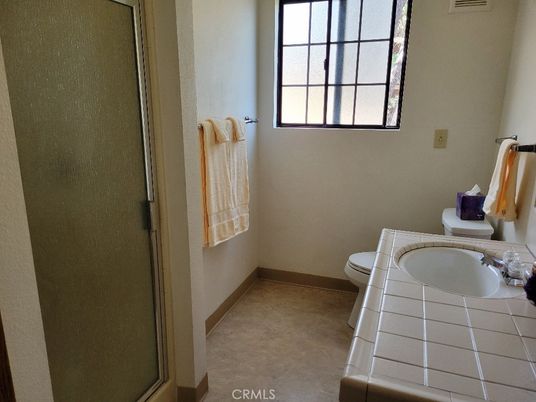 Bathroom, Glass Shower, Interior, Tile Countertops