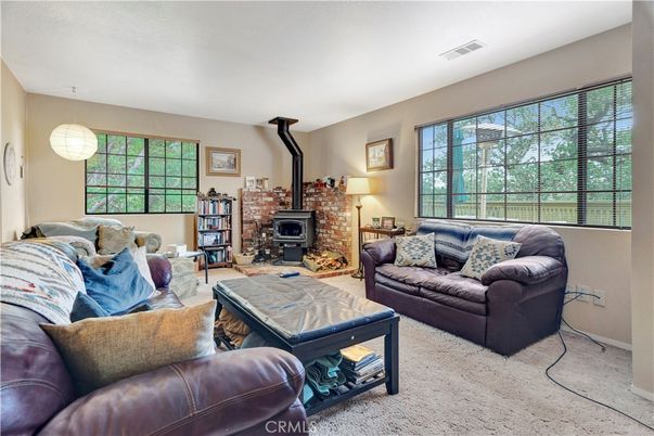 Fireplace, Interior, Living room, Pendant Lights