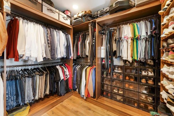Interior, Recessed Lighting, Walk-in Closets, Wood Texture Flooring