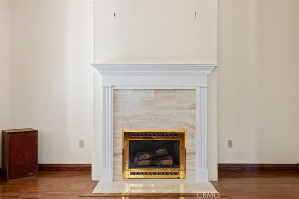 Fireplace, Interior, Wood Texture Flooring