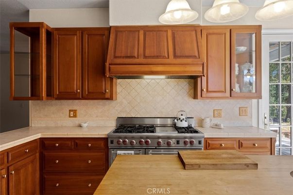 Interior, Kitchen, Stainless Steel Appliances, Tile Countertops