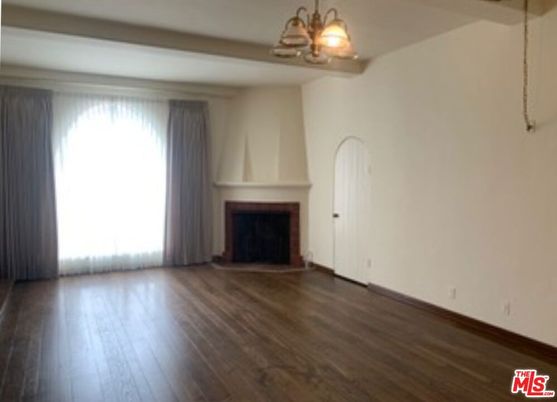 Empty room, Fireplace, Interior, Wood Texture Flooring
