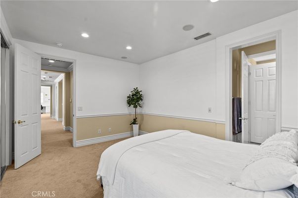 Bedroom, Interior, Recessed Lighting