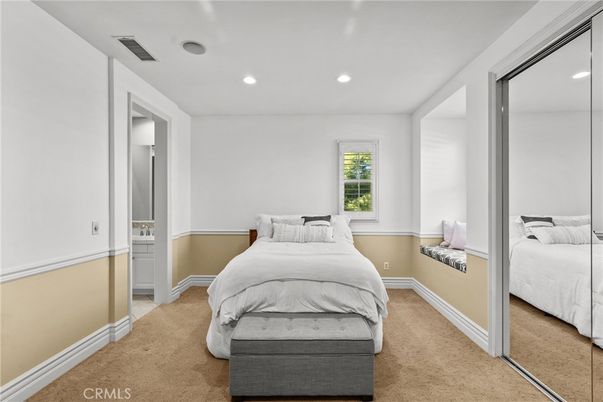 Bedroom, Interior, Recessed Lighting