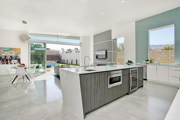 Dining room, Interior, Kitchen, Pendant Lights, Recessed Lighting, Stainless Steel Appliances