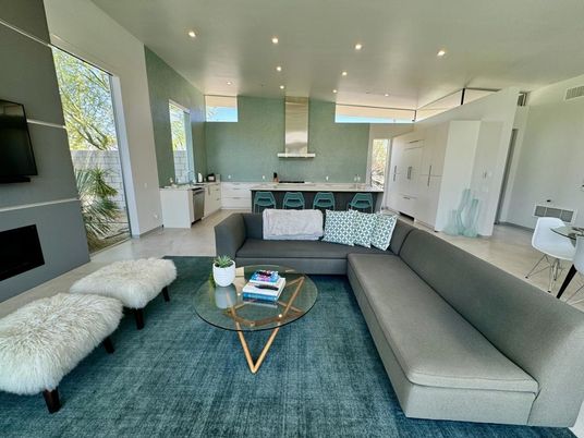 Fireplace, Interior, Living room, Recessed Lighting