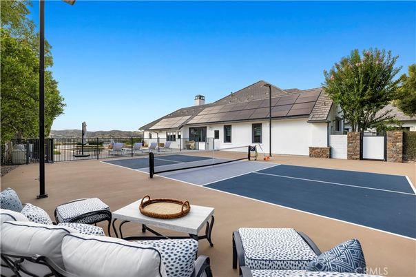 Exterior, Solar Panels, Tennis Courts