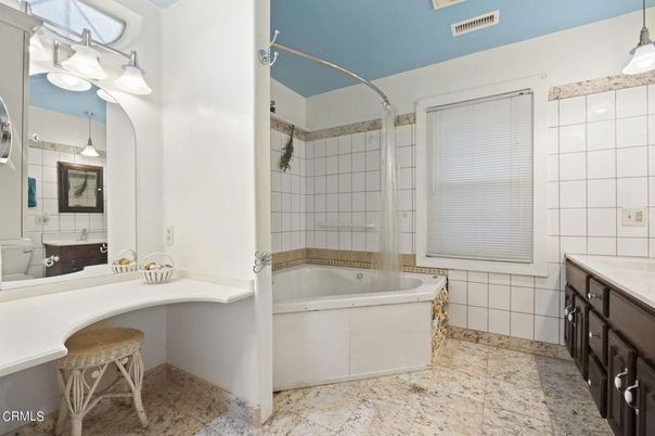 Bathroom, Glass Shower, Interior, Pendant Lights