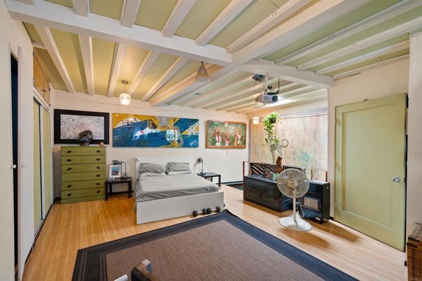 Bedroom, Interior, Wood Texture Flooring