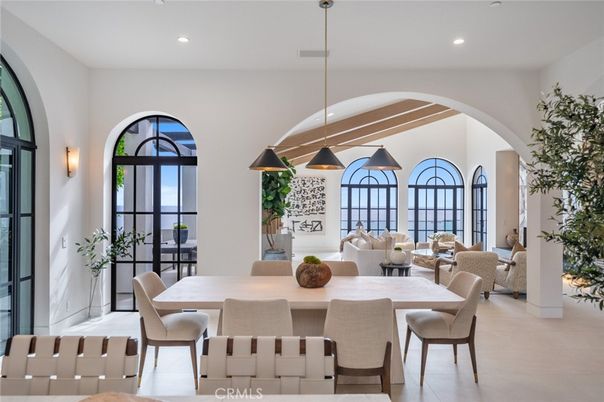 Dining room, Interior, Living room, Pendant Lights, Recessed Lighting