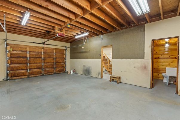 Garage, Interior, Wooden Beams, Wooden Ceilings, Wooden Walls