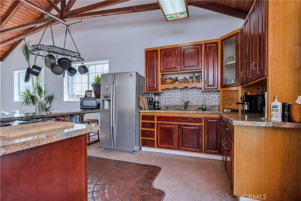 Interior, Kitchen, Stainless Steel Appliances, Wooden Beams, Wooden Ceilings