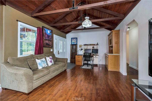 Home Office, Interior, Wooden Beams, Wooden Ceilings, Wood Texture Flooring