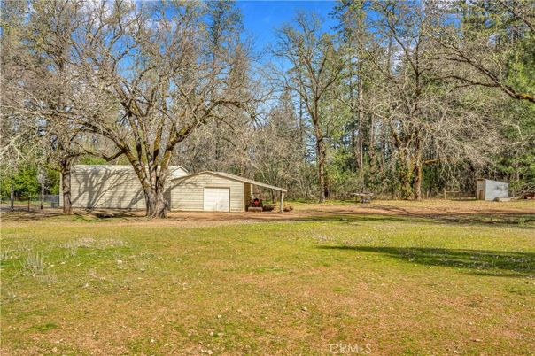 Backyard, Detached Garage, Exterior