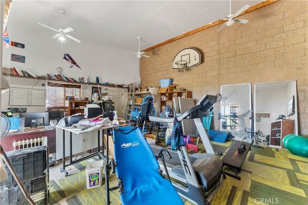 Fitness Equipment, Interior, Stone Walls