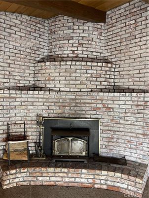 Fireplace, Interior, Stone Walls