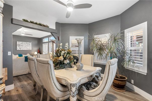 Dining room, Interior, Wood Texture Flooring