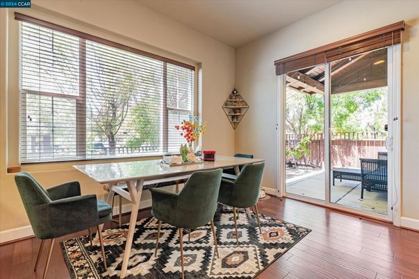 Dining room, Interior, Wood Texture Flooring