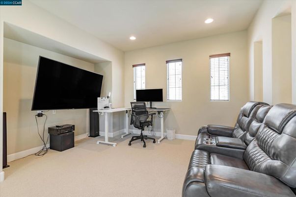 Home Office, Interior, Recessed Lighting