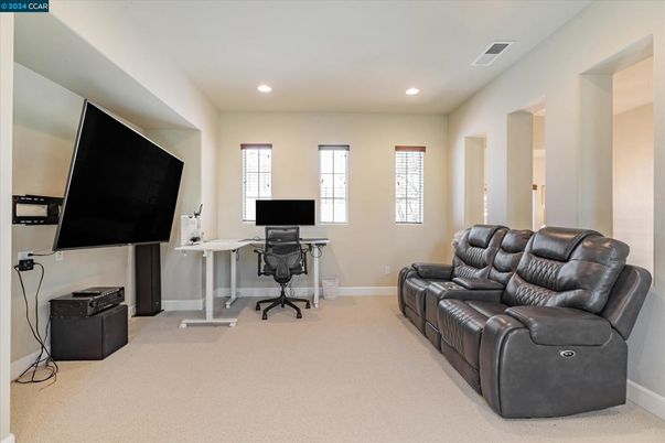 Home Office, Interior, Recessed Lighting