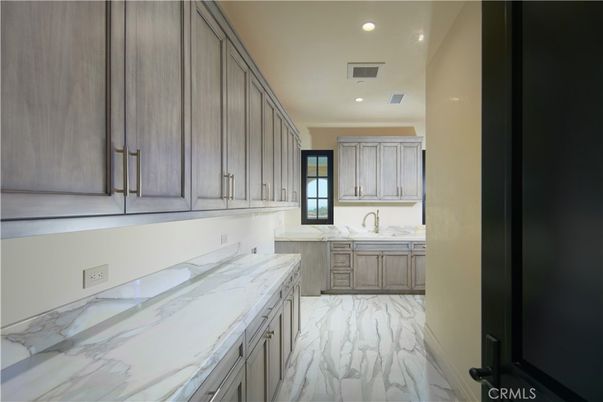 Interior, Kitchen, Marble, Recessed Lighting