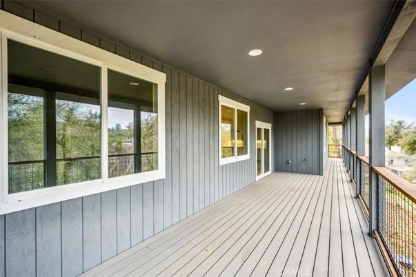 Exterior, Recessed Lighting, Wood Texture Flooring