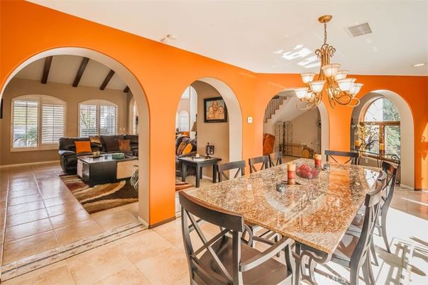 Chandelier, Dining room, Interior, Living room, Recessed Lighting