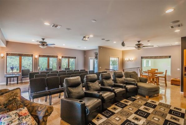 Home Theatre Room, Dining room, Interior, Living room, Recessed Lighting
