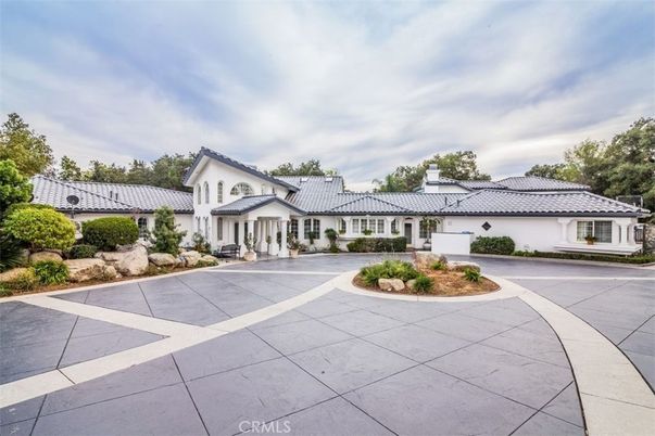Attached, Backyard, Exterior, Facade, Solar Panels, Spanish Mediterranean