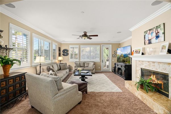 Fireplace, Interior, Living room, Recessed Lighting