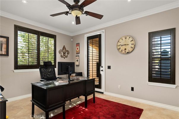 Home Office, Interior, Recessed Lighting