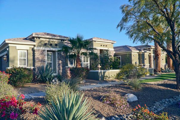 Backyard, Exterior, Facade, Mediterranean