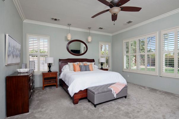 Bedroom, Interior, Pendant Lights