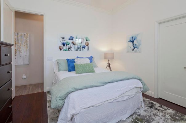 Bedroom, Interior, Wood Texture Flooring