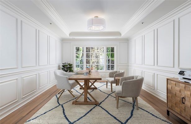 Home Office, Interior, Wood Texture Flooring