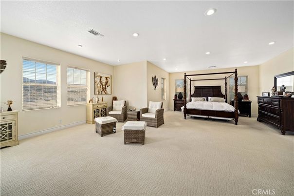 Bedroom, Interior, Recessed Lighting
