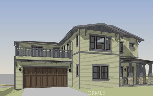 Attached, Exterior, Facade, Farmhouse