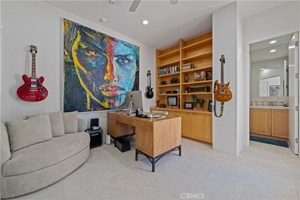 Home Office, Interior, Recessed Lighting