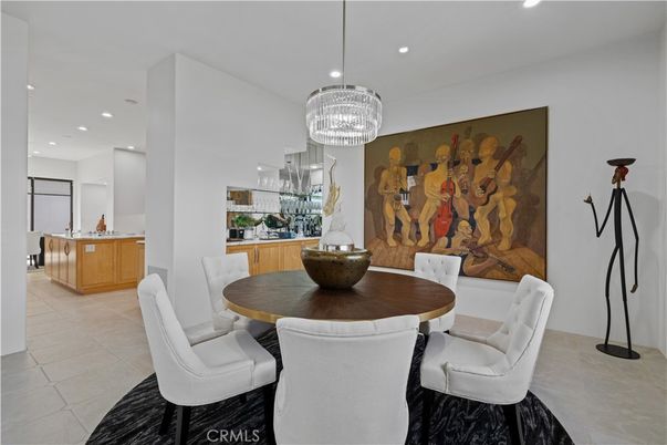 Chandelier, Dining room, Interior, Kitchen, Recessed Lighting