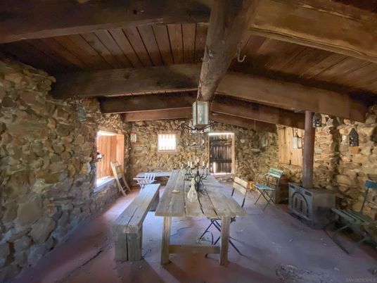 Interior, Stone Walls, Wooden Beams, Wooden Ceilings