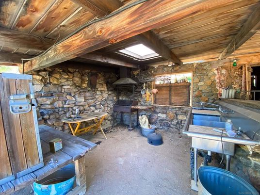 Exterior, Stone Walls, Wooden Beams