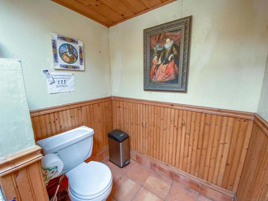 Bathroom, Interior, Wooden Walls