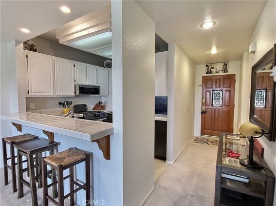 Interior, Kitchen, Recessed Lighting, Tile Countertops